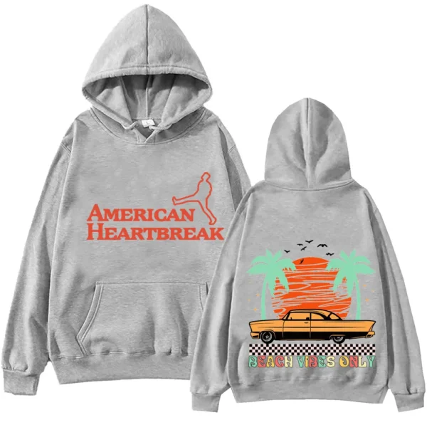 American Heartbreak Zach Bryan Hoodie Casual