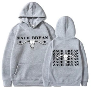 Zach Bryan Hoodie Bull Skull