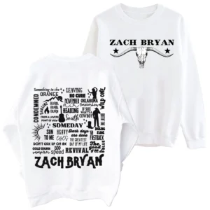 Zach Bryan Sun To Me Tracklist Sweatshirt